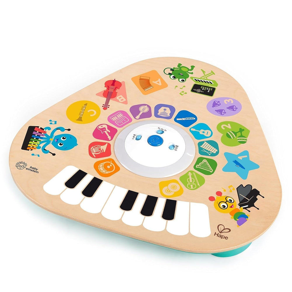 Baby Einstein, Hape, Clever Composer Tune Table Magic Touch Play Table, 22 instruments de musique, jouet musical électronique en bois, cube musical et jouet sensoriel, à partir de 6 mois Jouets pour bébé Naty Shop