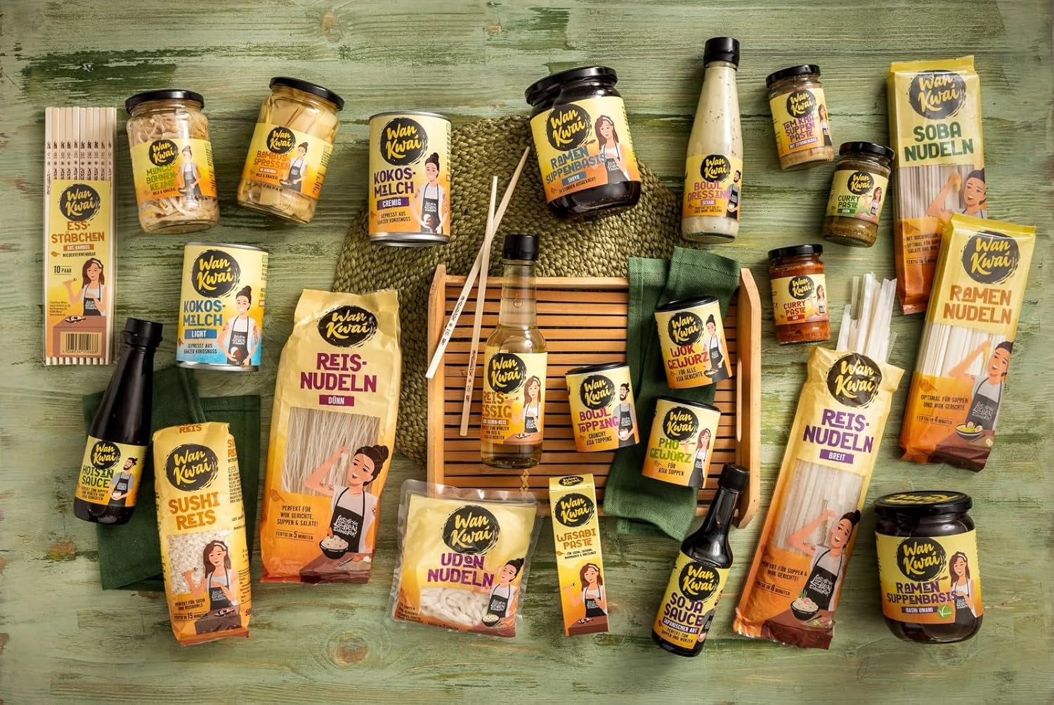 Nouilles en verre Wan Kwai 100g – Variété asiatique gastronomique ! Sans gluten, à base d'amidon de haricot mungo et d'eau. Idéal pour les soupes, les plats au wok et les salades. Texture délicate, prête en 5 minutes.