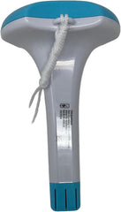 TFA Dostmann 30.2033.20 TFA Dostmann 30.2033.20 Thermomètre solaire numérique pour piscine, câble de 1 m, étanche IPX8, batterie non incluse, plage de mesure -20 à +50°C, précis, idéal pour piscines, étangs, piscines, blanc/turquoise