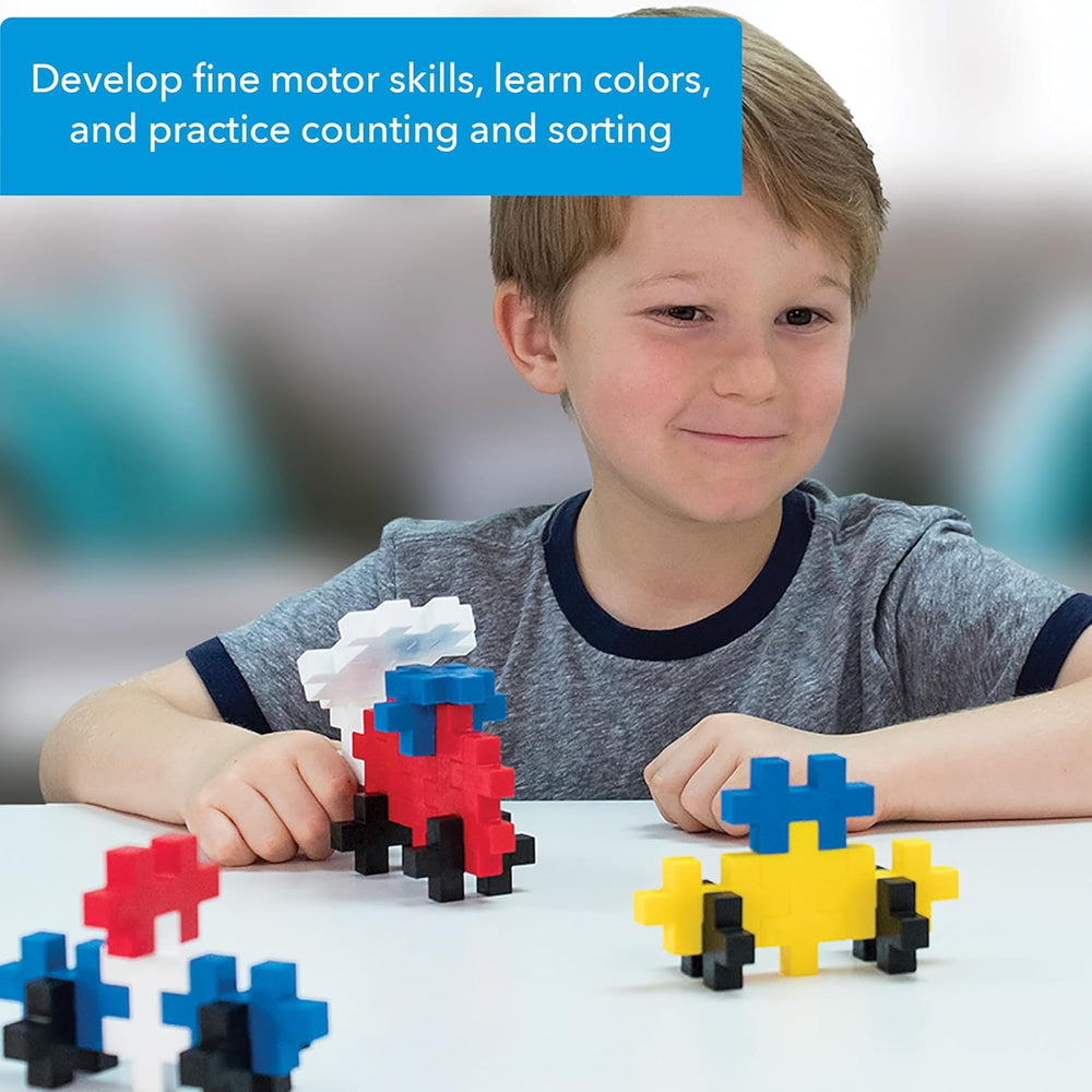 Plus-Plus 9603210 Geniales Konstruktionsspielzeug, Open Play Big Basic Mix, Bausteine-Set, 100 pièces, Mehrfarbig, Mehrfarbig