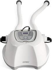 Intex 26670 Krystal Clear Système de filtration d'eau salée pour pompe de filtration 2650-12112 L/h pour petites piscines jusqu'à 56800 L Plastique Blanc