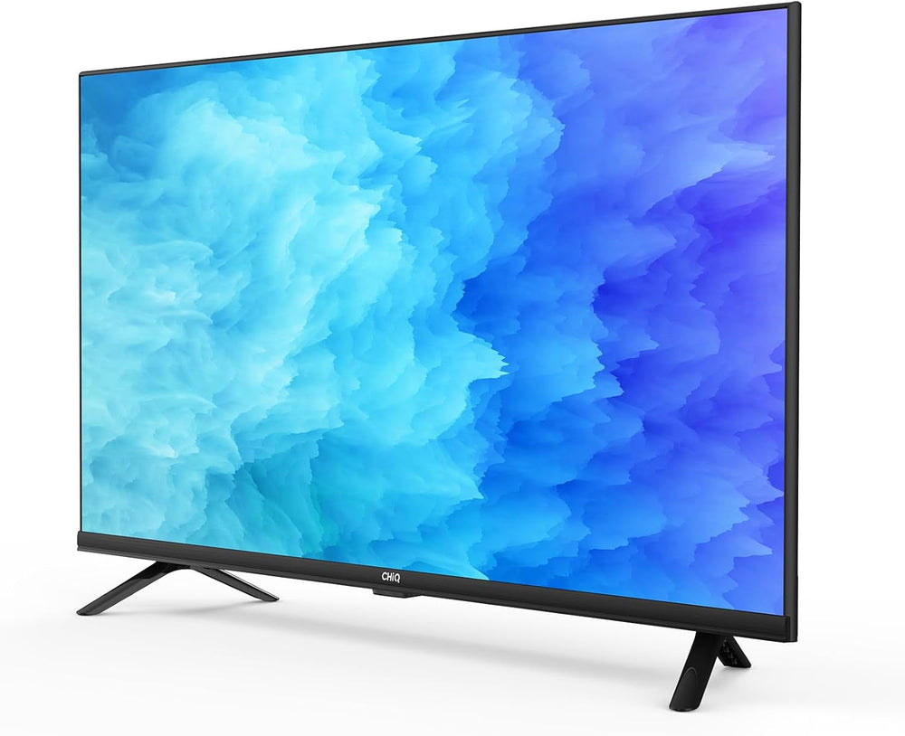 Televizor CHIQ L40G7V de 40 de inci, Google TV, FHD, design fără ramă, Asistent Google, Google Play, Chromecast încorporat, radio triplu (DVB-T2/S2/C), WLAN 5G, Bluetooth, HDMI ARC, USB 2.0, CI+