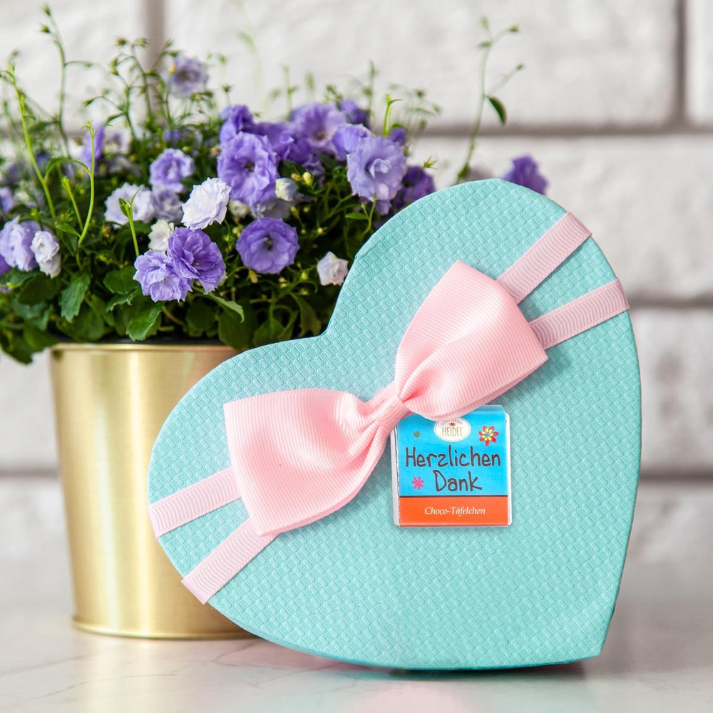 Tablettes de chocolat au lait Heidel Thank You 3x80g, 16 mini-barres de 5g par paquet, Diverses expressions de gratitude, Idée cadeau exquise