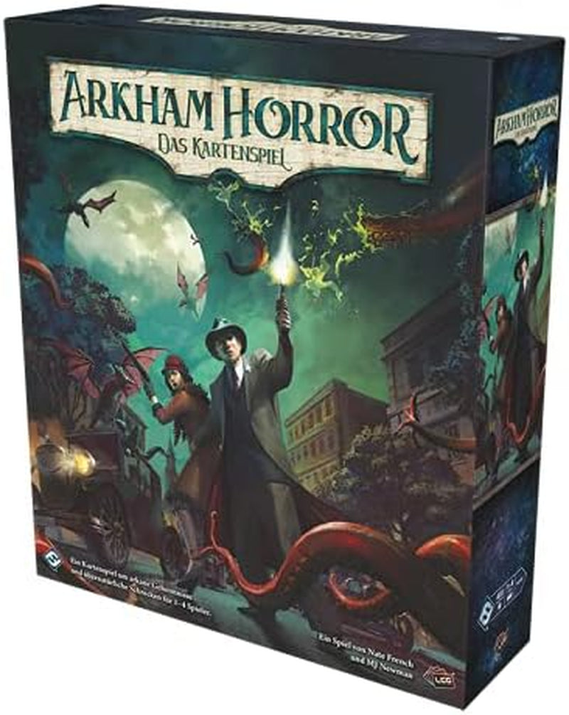 Fantasy Flight Games, Arkham Horror : LCG, jeu de base, jeu expert, jeu de cartes, 1 à 4 joueurs, à partir de 14 ans, 45 minutes et plus, allemand, multicolore, coloré