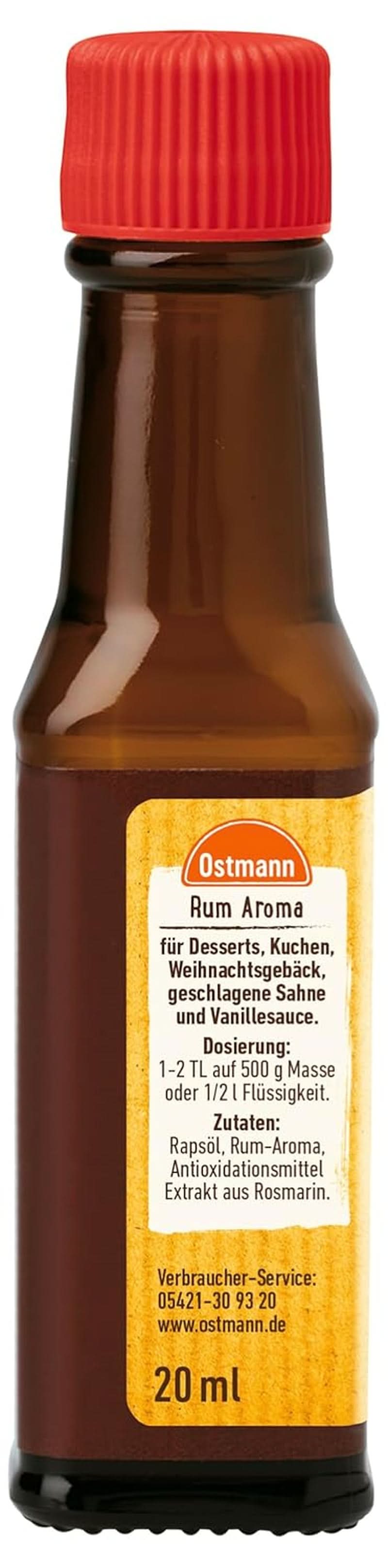 Arôme rhum Ostmann, 20 ml Arômes Naty Shop