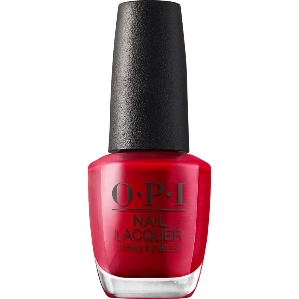 Vernis à ongles OPI dans les tons de rouge et d'orange - Vernis à ongles à séchage rapide, résistant aux éclats et longue tenue - dure jusqu'à 7 jours - avec pinceau ProWide extra-large