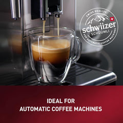 Schwiizer Schüümli Espresso, grains de café 100% Arabica, fort et intense, idéal pour machines à expresso automatiques, force 4/5, torréfaction moyenne, Rainforest Alliance, 1kg
