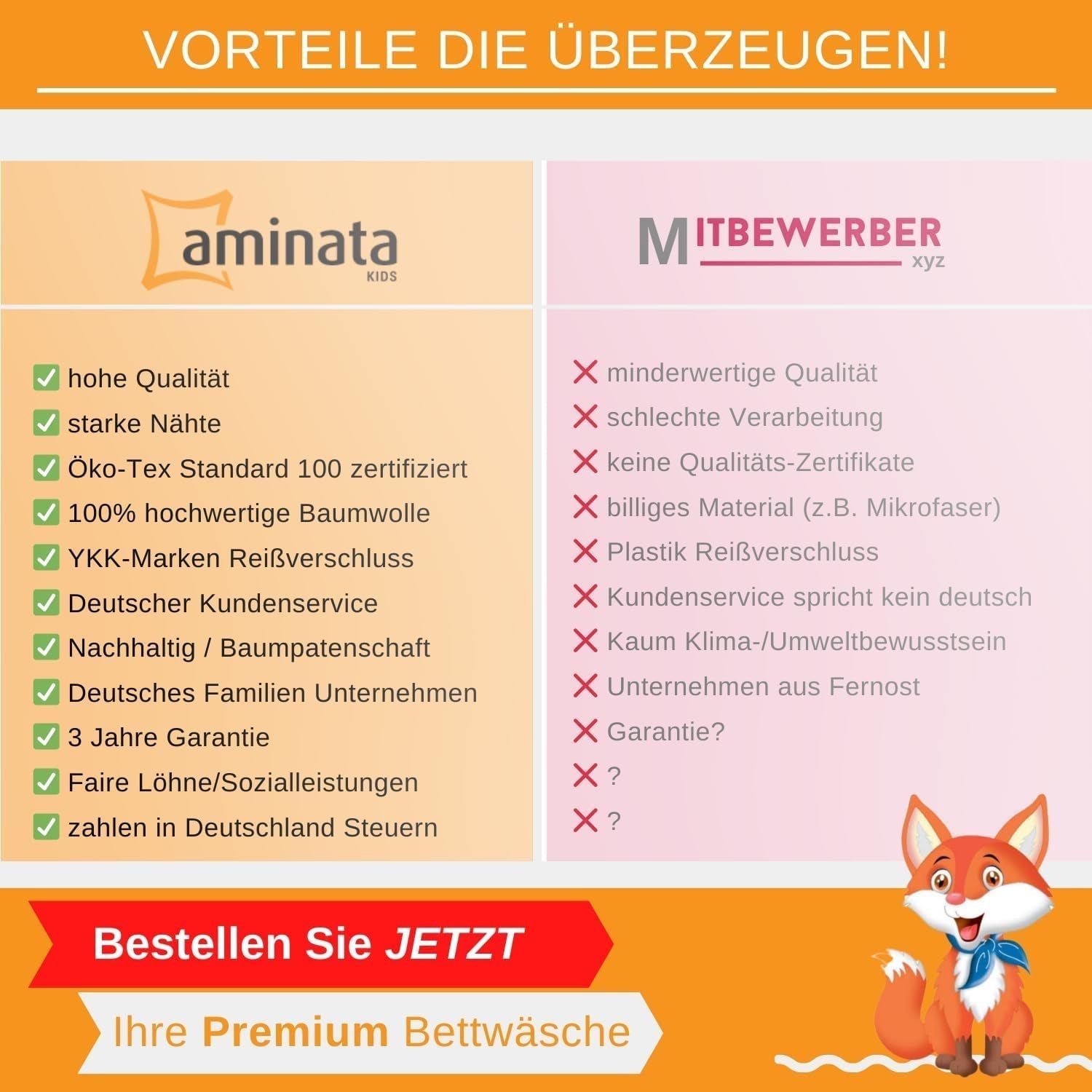 Literie enfant Aminata Kids, cosmos, coton Literie - enfants Naty Shop