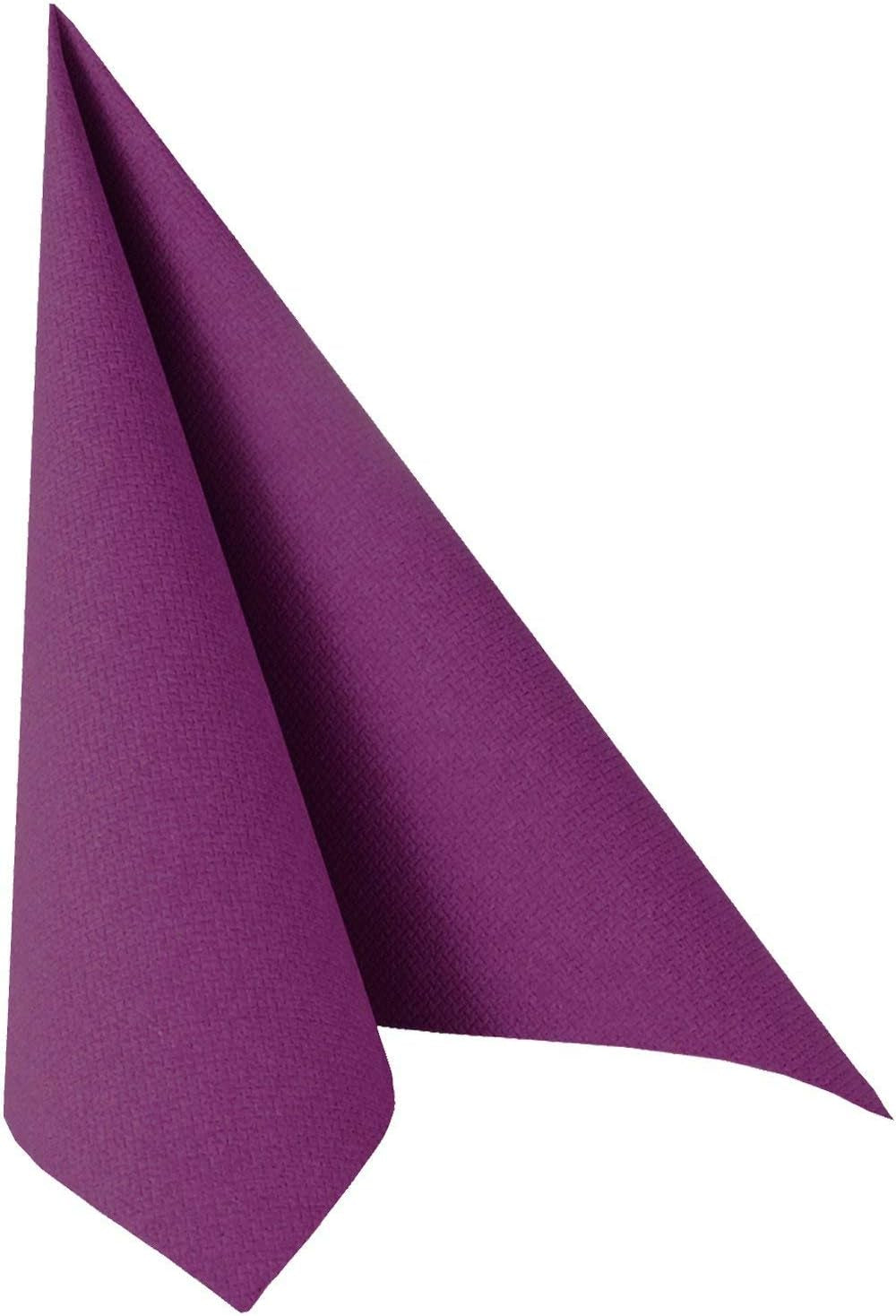 Șervețele Papstar / Șervețele Tissue Negre "Royal Collection" 40 X 40 Cm, 1/4-Fold, ideale pentru catering, gospodărie sau petreceri, #10452, 1 X 50Pack