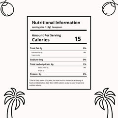 SVATV Sucre de palme roux en poudre, 227 grammes Édulcorants Naty Shop