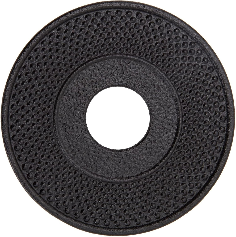 Juvale Service à thé japonais avec théière en fonte (1200 ml), soucoupe et 2 tasses, service à thé de style Tetsubin, noir