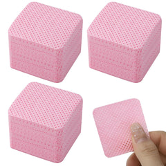 300 pcs Nagellackentferner Pads, Fusselfreie Nägel Wattepads Für Nägel Nagellackentferner Lint Free Nail Wipes Cleaner Gelnägel - Rose