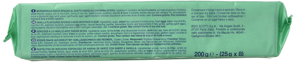 Oui avec du riz - Snacks à la farine de riz - Snacks sans lactose et sans huile de palme - 8 portions