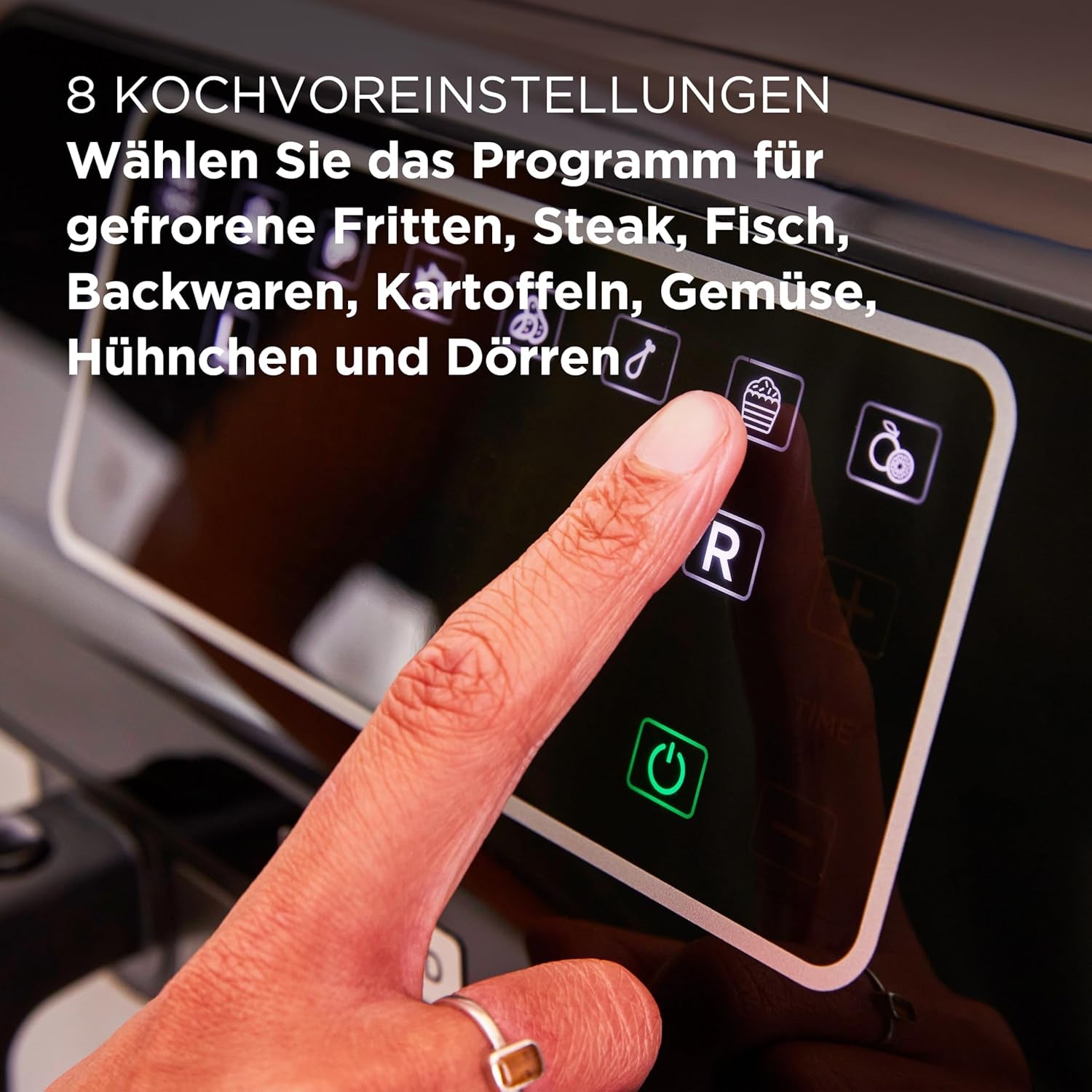 Kenwood Khealthy Twin Airfryer, 8L (2X4L), double chambre, 8 programmes, fonction Dual Cook & Sync Finish, écran tactile Électroménagers Naty Shop