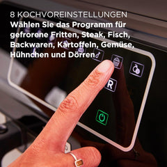 Kenwood Khealthy Twin Airfryer, 8L (2X4L), double chambre, 8 programmes, fonction Dual Cook & Sync Finish, écran tactile Électroménagers Naty Shop