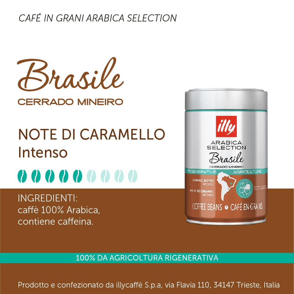 Café en grains Illy Arabica Selection Brésil, 250 g