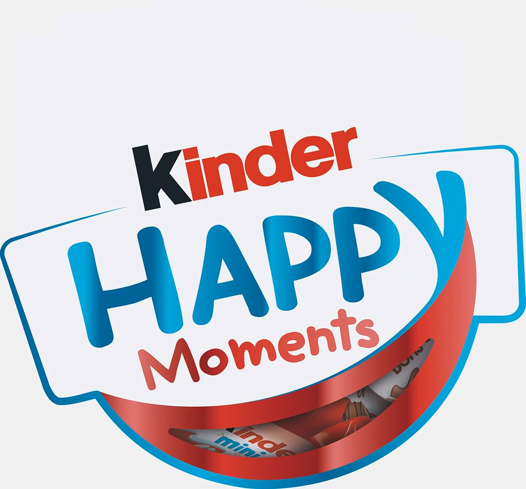 kinder Happy Moments Mini Mix - Cadeau de Saint-Valentin pour elle et lui - Pour socialiser et partager avec les amis et la famille - 161g