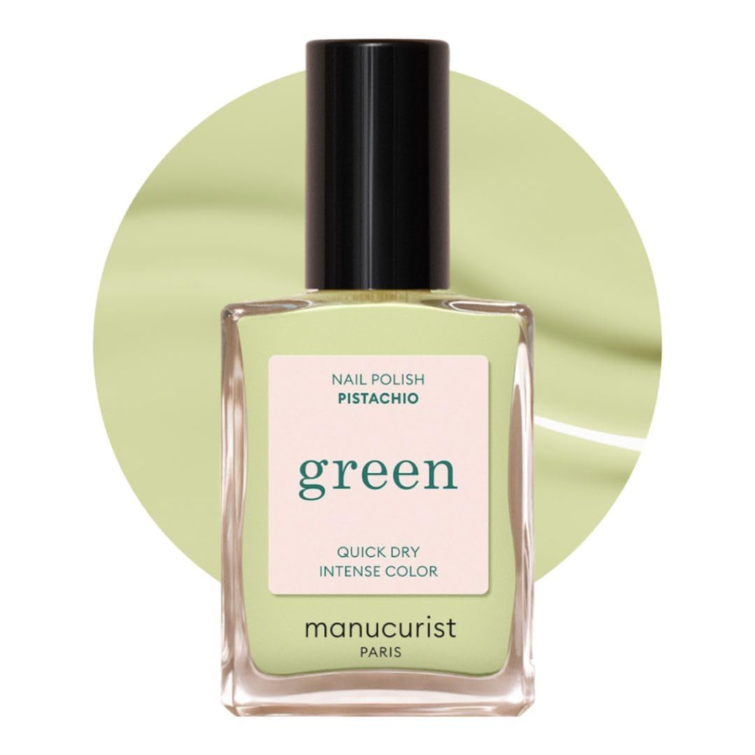 Manucurist Green - Vernis à ongles Rosy Beige Shell Beige - Vernis à ongles à séchage rapide - Ongles DIY - Vegan 12-Free - À base de plantes - Vernis à ongles - Fabriqué en France