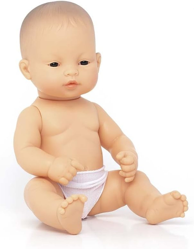 Miniland 31037 - Bébé Südamericanischer Junge Tüte - sans sous-vêtements, 32 cm
