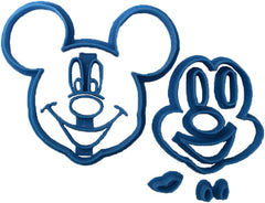 Moule à gâteau Mickey Cara, bleu, 8 x 7 x 1,5 cm