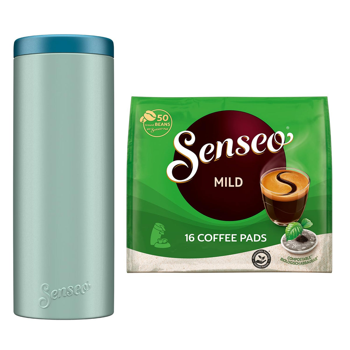 Pads doux, 10 x 16 Getränke, 160 dosettes de café, y compris Pad Dose