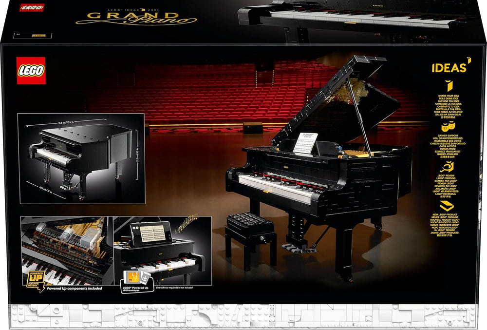 Aile de concert LEGO Ideas (21323) ; Bauset; Votre propre Konzertflügel ; tolles Modellbauprojekt estimé Pianisten, Musiker, Musikliebhaber ou Bastler (3.662 Teile)