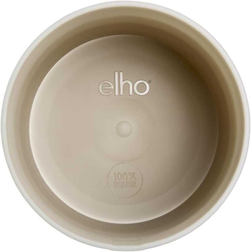 Ghiveci rotund elho Colour Gradient 16cm - pentru interior - 100% plastic reciclat - Ø 15,9 x H 14,7 - bej/bej gresie