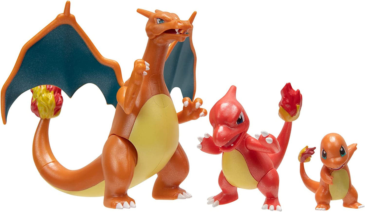 Pokémon PKW2777 - Multipacks de développement sélectionnés - Glumanda, Glutexo, Glurak, Playset officiel avec figurines Figurines d'action Naty Shop Multipacks - Glumanda, Glutexo, Glurak