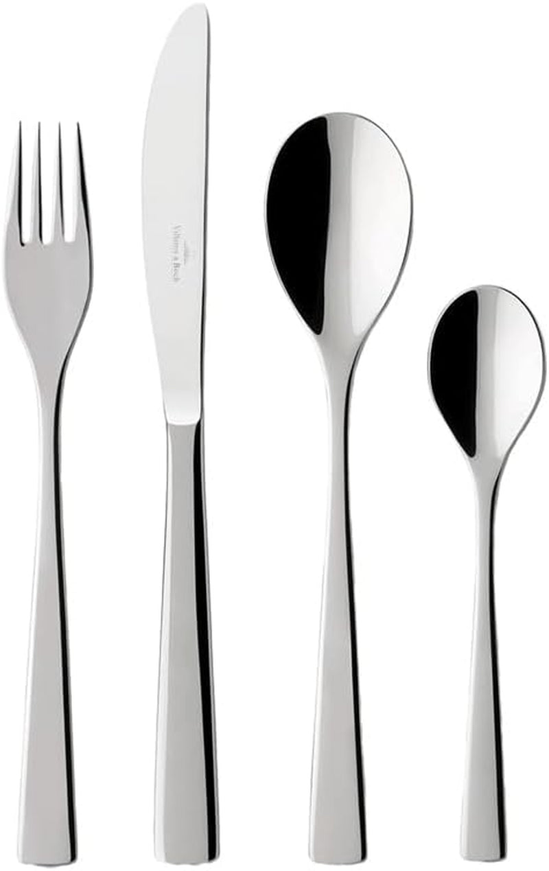 Villeroy And Boch Modern Line set de couverts pour 6 personnes maximum, 24 pièces, acier inoxydable Cuisine Naty Shop