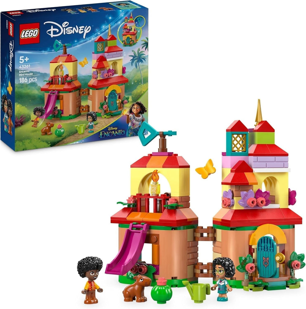 LEGO Ç€ Disney Encanto Mini House, jouet de construction pour filles à partir de 5 ans, jouet fantastique et jeu de construction avec mini-poupées Mirabel et Antonio, une figurine de Capybara et une clé 43261 Jeux de construction Besuche den LEGO-Store Default title