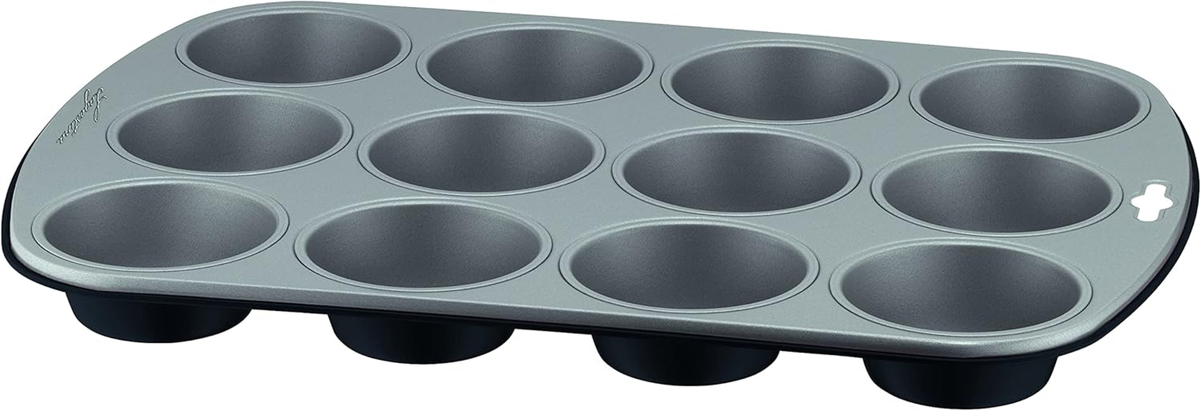 Gustosa Backform 12 Muffin Aus Stahl, Antihaftbeschichtet, Für Backofen, Schwarz, 38 X 27 Cm Matrite si tavi pentru copt Naty Shop