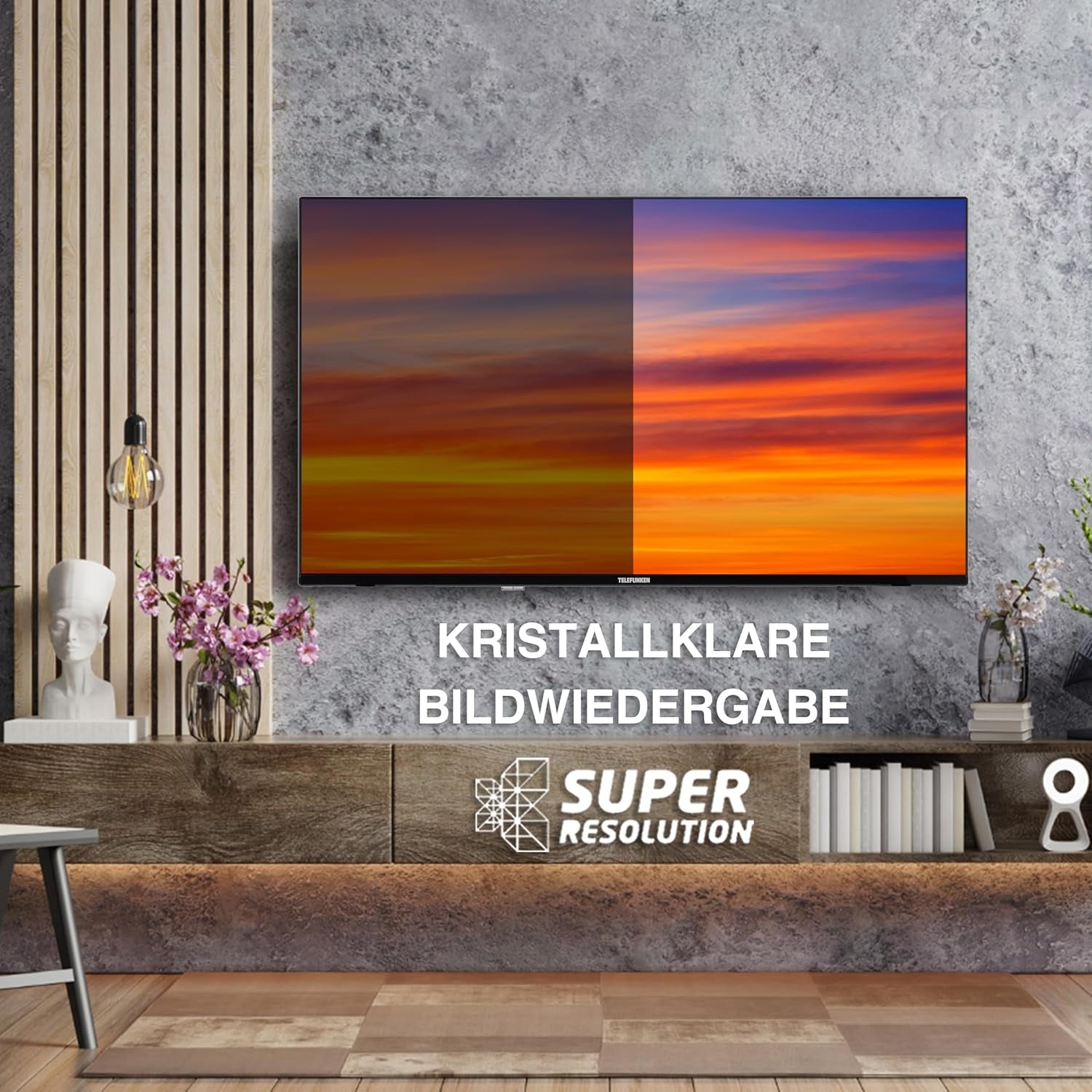 Telefunken XF40AN750M Televizor Smart de 40 inch/Android (Full HD, HDR, triplu tuner, Bluetooth)