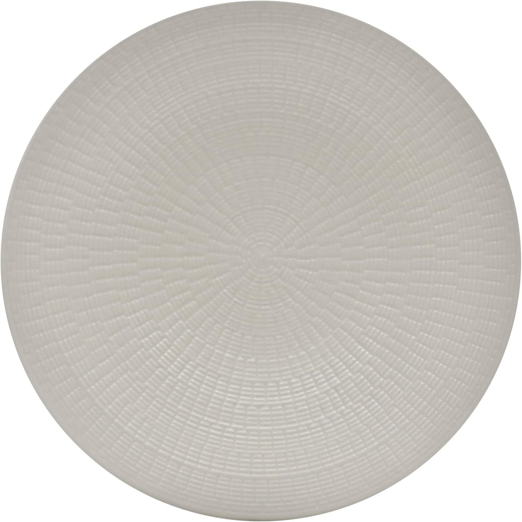 ECHTWERK 18-Teiliges Vintage Tafelservice, "Blanka" Nature-Design, Für 6 Personen, Stilvolles Geschirrset Mit Struktur Aus Steingut Mit 6 X Speiseteller, 6 X Beilagenteller, 6 X Suppenteller, Creme Seturi vesela masa Naty Shop