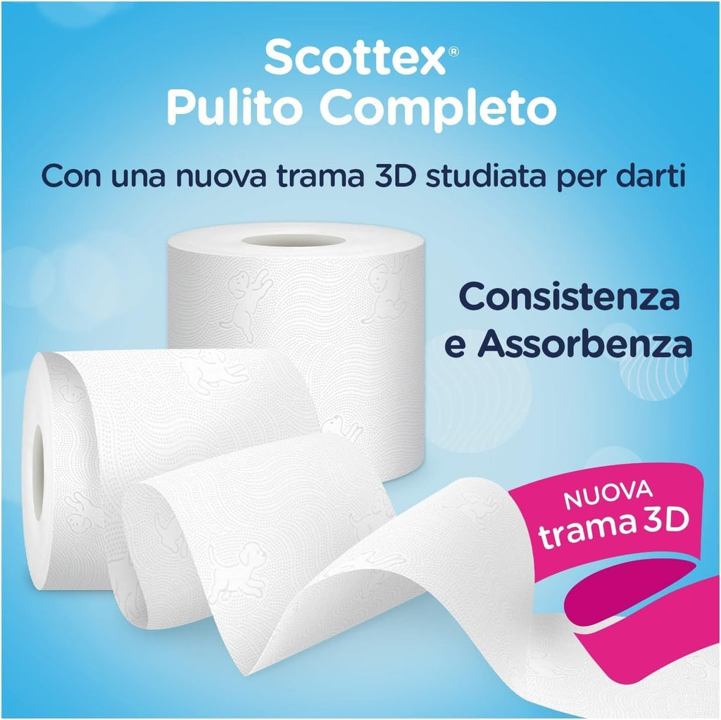 Hârtie igienică, curată, economie de spațiu, 64 role