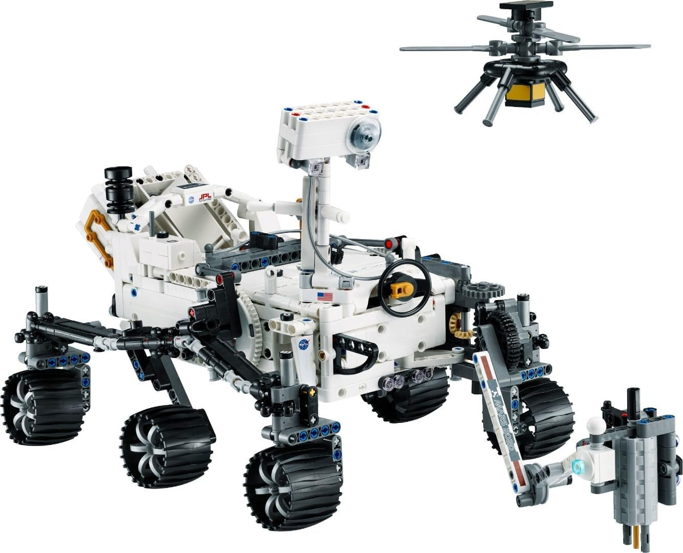 LEGO Space Toy Set 42158 Technic NASA Mars Rover Perserverance avec application AR, jouet de construction scientifique pour filles et garçons Plus de 10 ensembles de construction Besuche den LEGO-Store