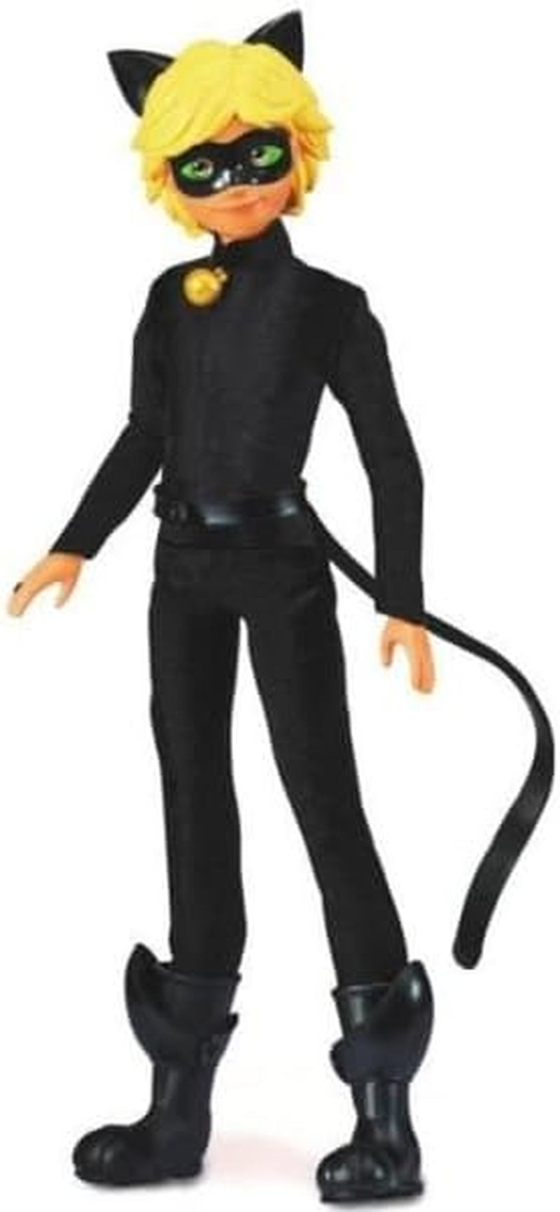 BANDAI - Miraculous - Păpușă Miraculous Cat Noir și Adrien - Păpușă manechin 26 Cm și cele 2 ținute ale ei - Jucărie Miraculous - Păpușă super erou articulată - Jucărie pentru copii de la 4 ani - P50356 Papusi Naty Shop