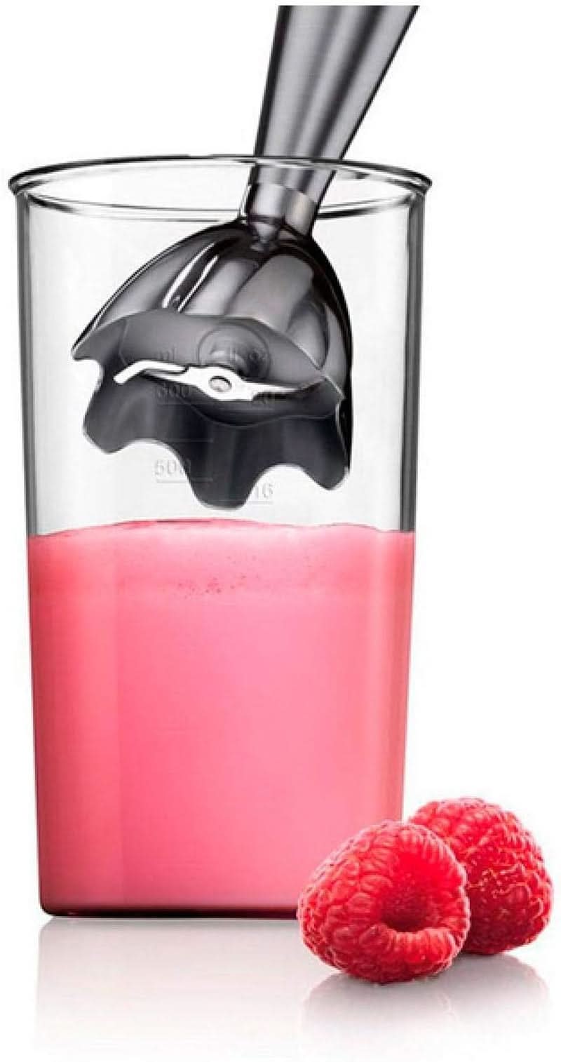 Braun Multiquick 3 MQ 3135 Sauce Stabmixer – Pürierstab Mit 11 Geschwindigkeiten plus Turbo-Stufe & Edelstahl-Mixfuß, 750 Watt, Inkl. 600 Ml Mix-/Messbecher, Schneebesen & Zerkleinerer, Weiß/Grau Bucatarie Naty Shop