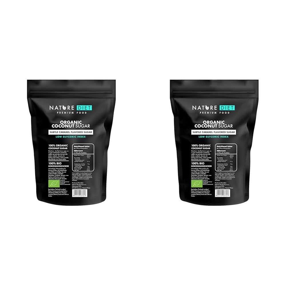 Sucre de coco bio, arôme caramel, 1,5 Kg Édulcorants Naty Shop