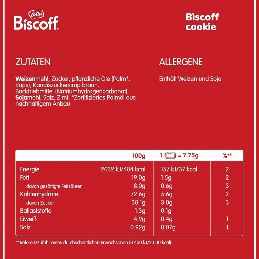Biscoff Lotus | Biscuits Caramélisés | Biscuits emballés individuellement en paquet de 2 | Uniquement des ingrédients naturels | Végétaliens | Aucune couleur ou saveur ajoutée | 10x (14x2) | 2,17kg