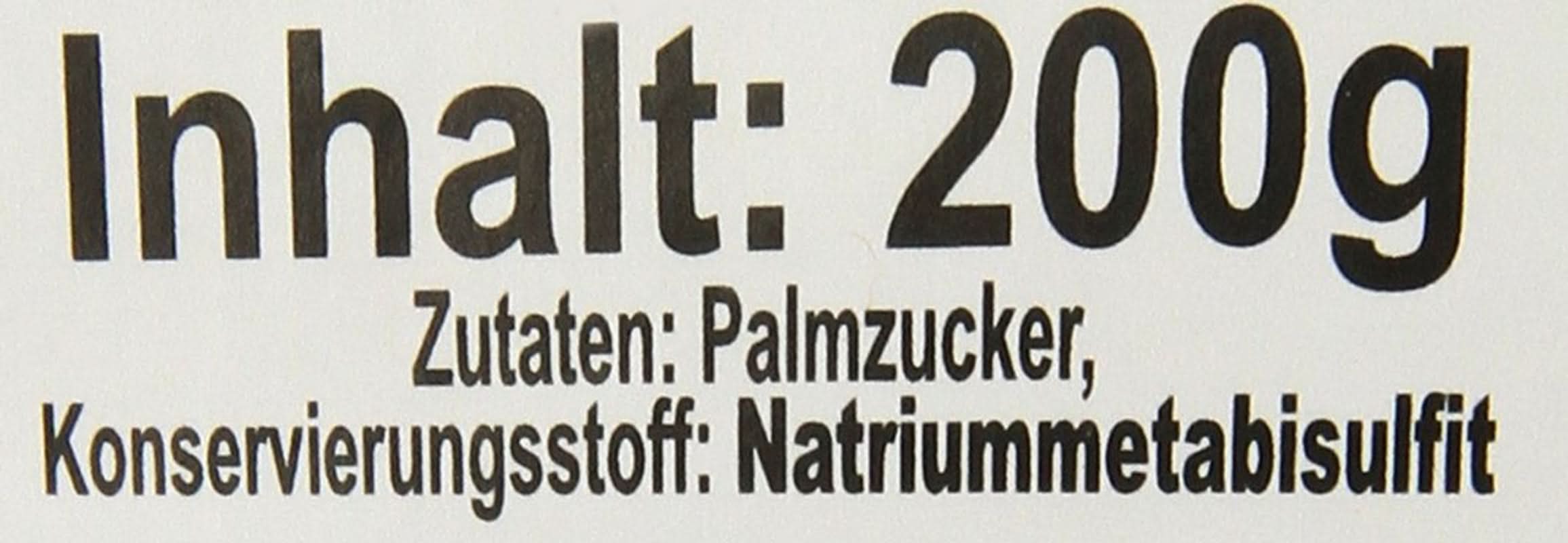 Palmzucker, Scheiben (1 X 200 G) Édulcorants Naty Shop