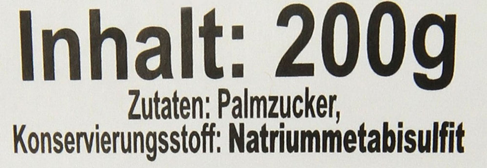 Palmzucker, Scheiben (1 X 200 G) Édulcorants Naty Shop