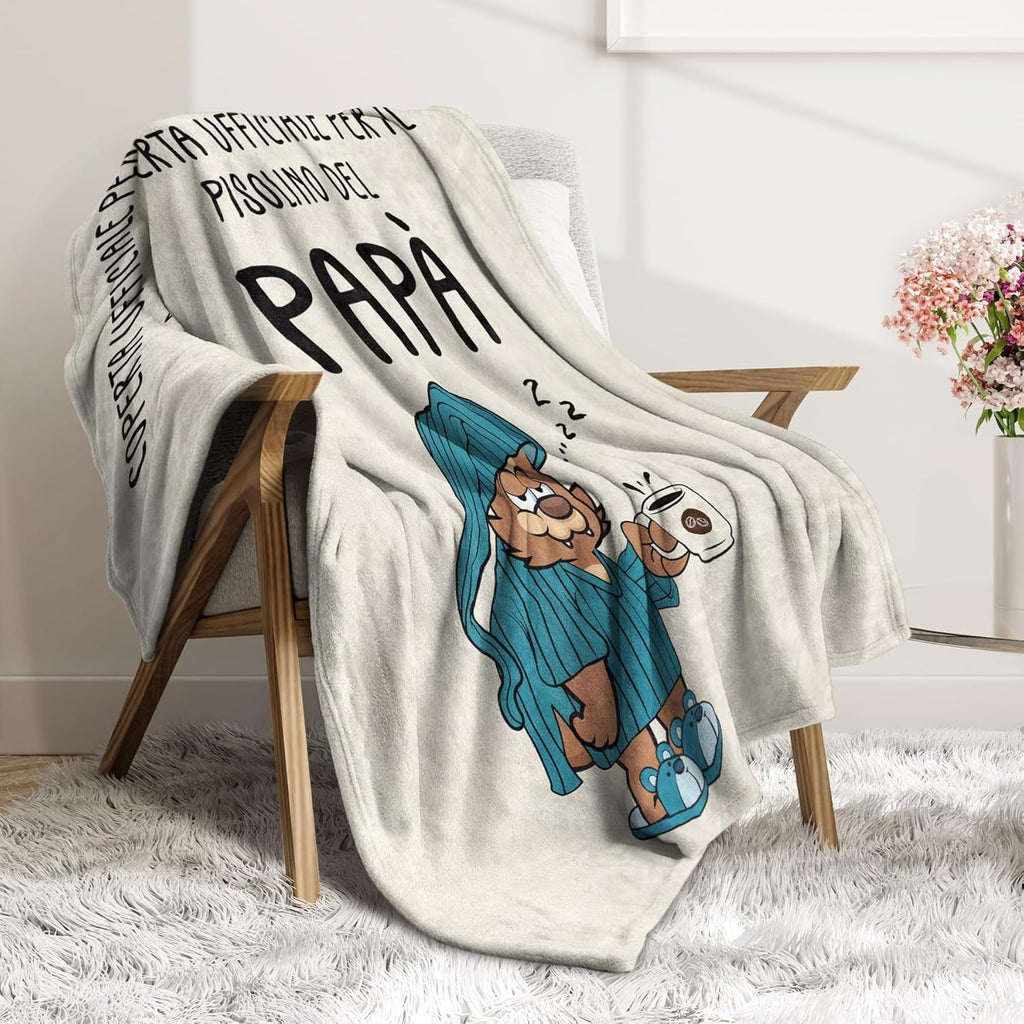 Musaecoin cadou tată, cadou tată ziua de naștere, idei de cadouri pentru tata, cadouri pentru tata, 50-60 inch flanel pătură, cadou de Crăciun pentru tata, cadou de Ziua Tatălui Paturi si Cuverturi musaecoin