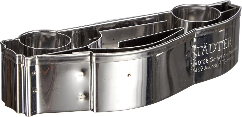 Boîte à biscuits Städter, acier inoxydable, argent, 9 cm