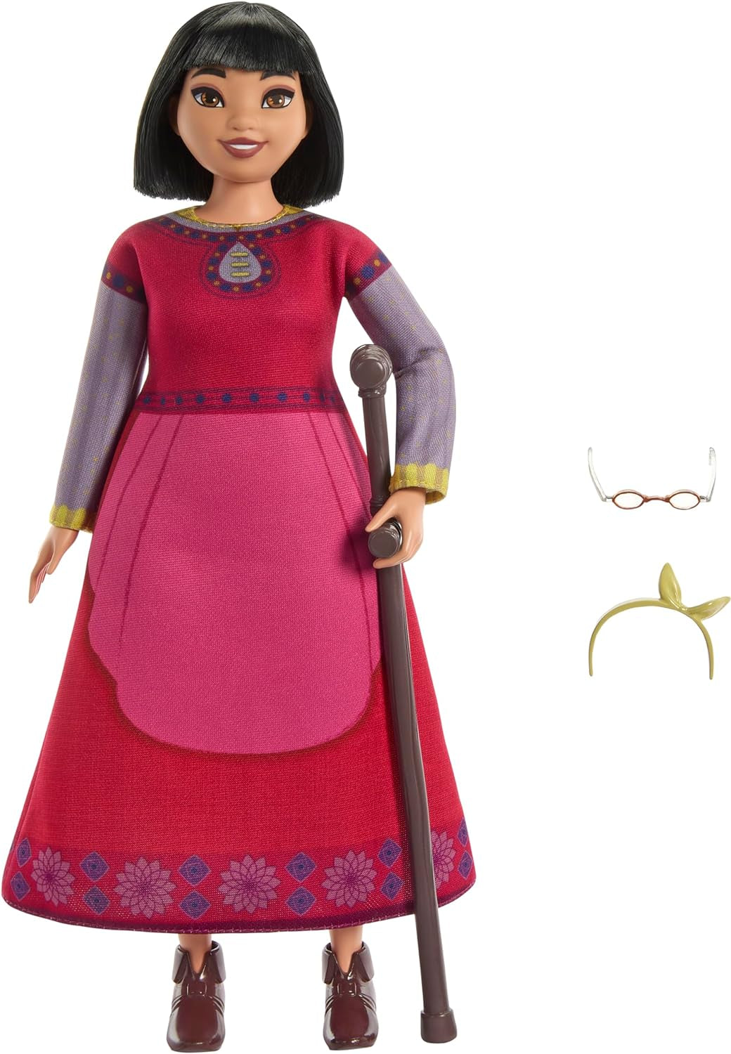 Păpușă Mattel Disney Wish Dahlia of Rosas și accesorii, păpușă de modă articulată, HPX24