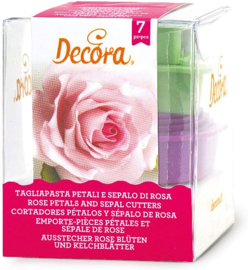KIT 7 Lot d'emporte-pièces roses, plastique, violet, 8,5 x 8,5 x 5 cm