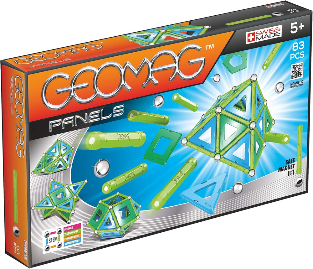 Geomag Classic Panels 192 pièces Jeux magnétiques pour enfants, enfants et filles à partir de 5 6 7 8 9 10 11 12 13 ans, constructions magnétiques, jeux pour enfants