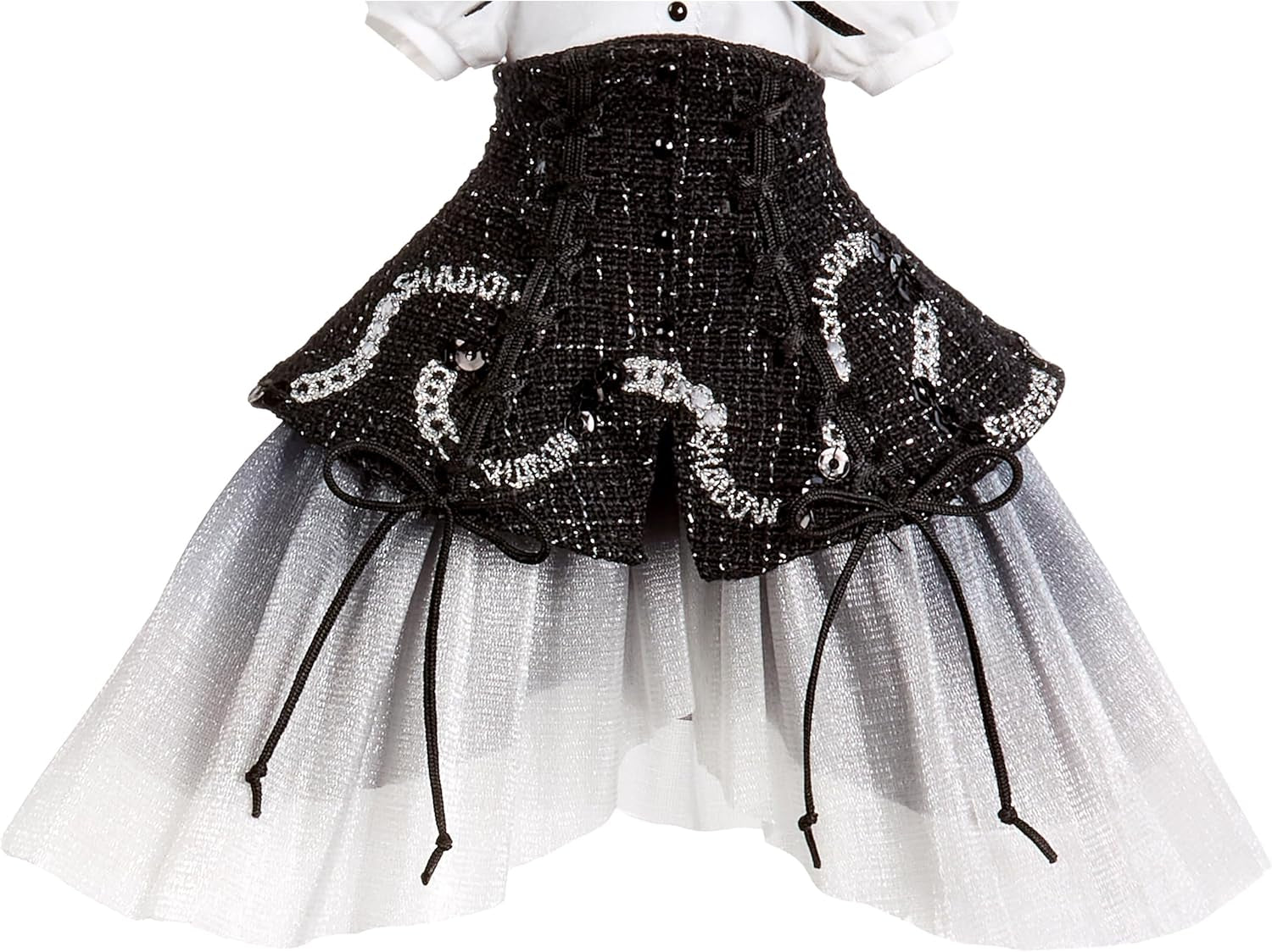 Rainbow High Shadow High Modepuppe – Shanelle Onyx – Cheveux Noirs, 28 cm Modepuppe avec Designer-Outfits, Conçu pour les petits et les enfants de 6 à 12 ans