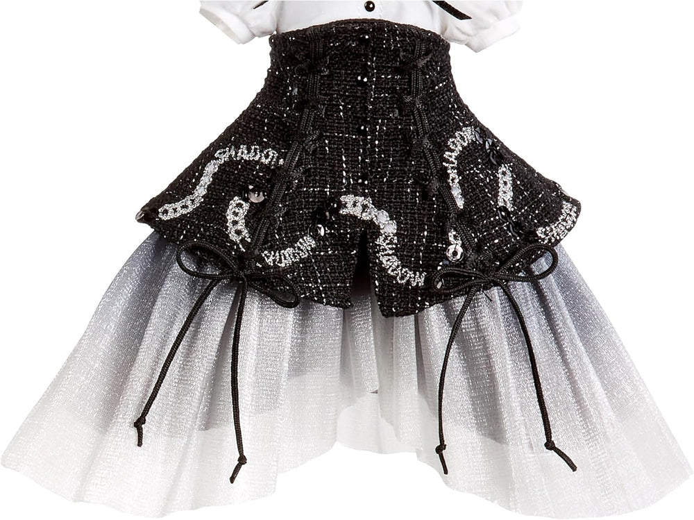 Rainbow High Shadow High Modepuppe – Shanelle Onyx – Cheveux Noirs, 28 cm Modepuppe avec Designer-Outfits, Conçu pour les petits et les enfants de 6 à 12 ans