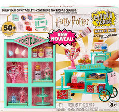 MGA's Miniverse Make It Mini Honeydukes Trolley - Mini-Sammlerstücke Harry Potter, 50+ Teile, Kunstharz-Bastelspiel, Nachgebildete Lebensmittel, Für Sammler & Kinder ab 8, Nicht ESSBAR