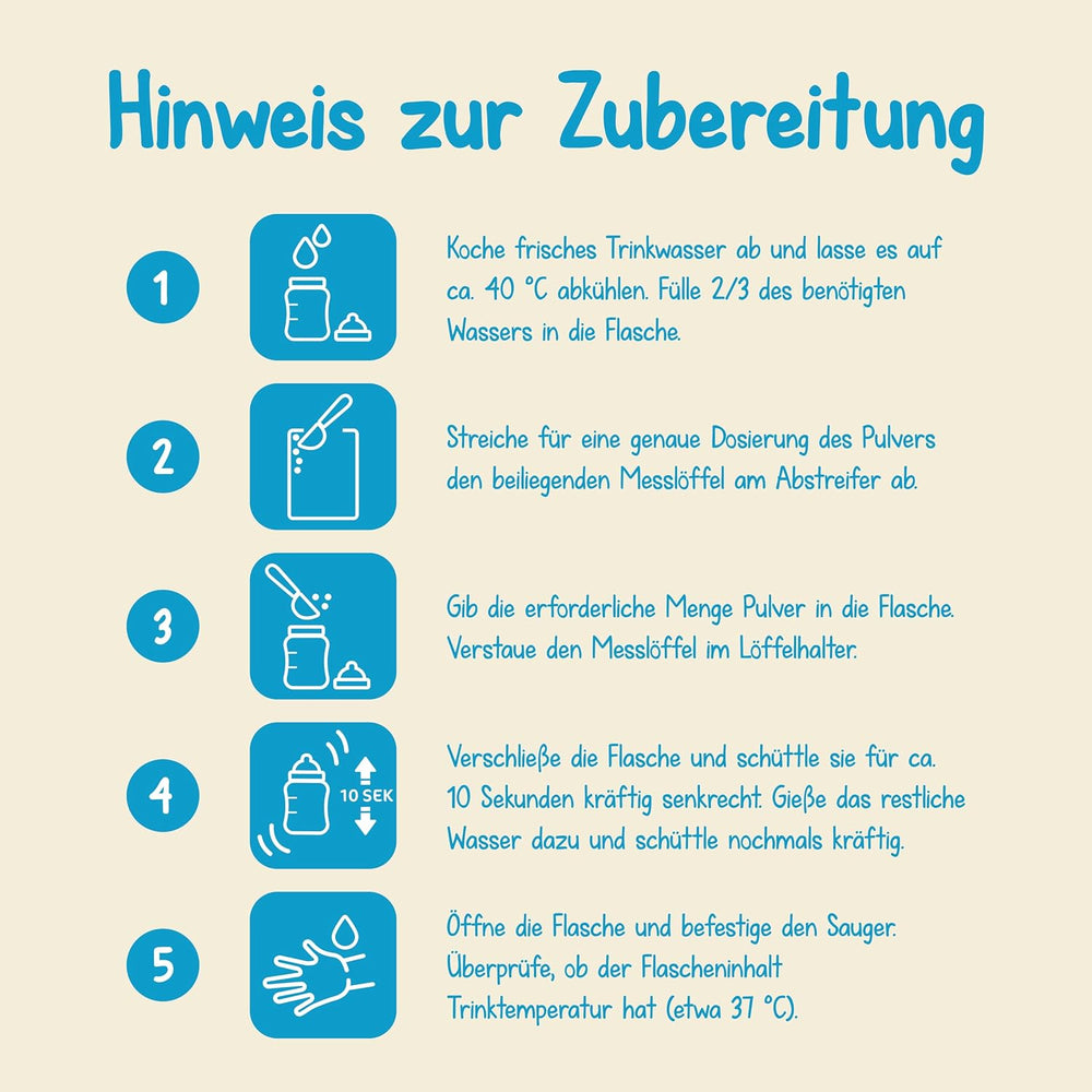 Milumil Milupa Lait en poudre pour bébé, le premier lait depuis la naissance, 800 g